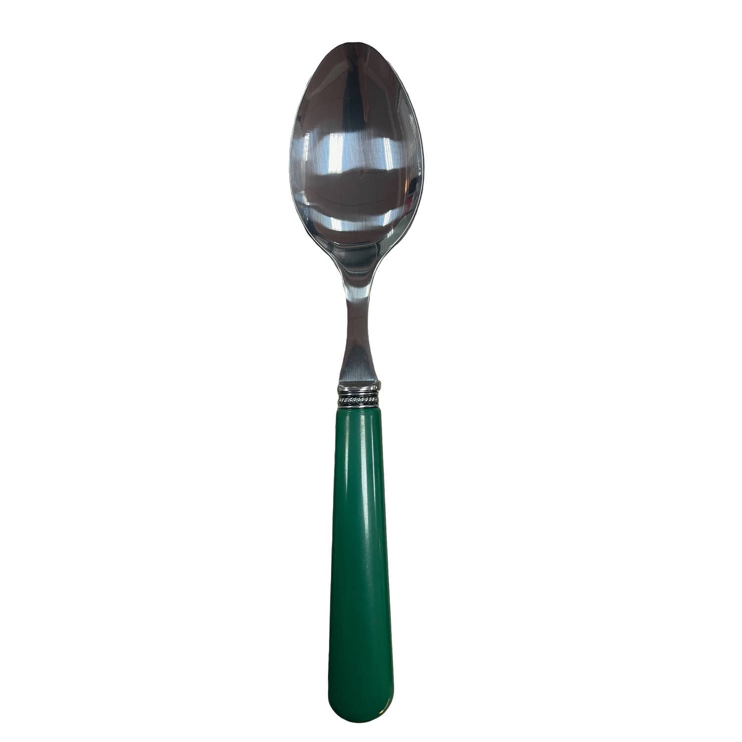 Cuchara verde de acero inoxidable: Verde