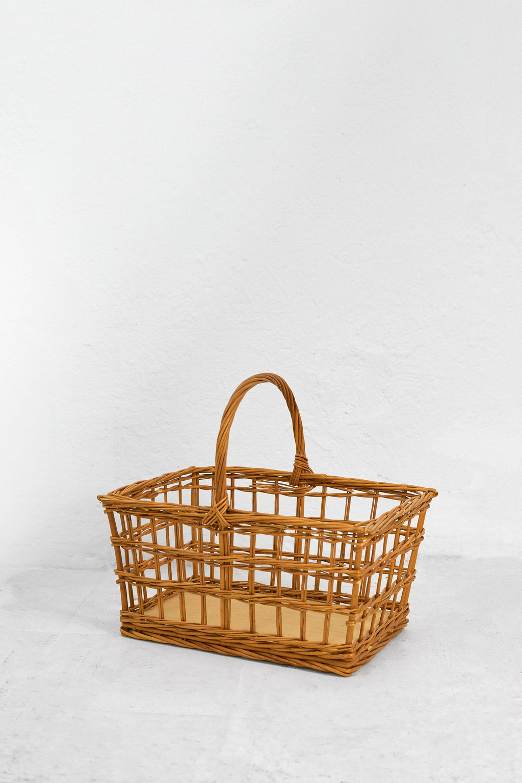 Cesta picnic calada mimbre natural