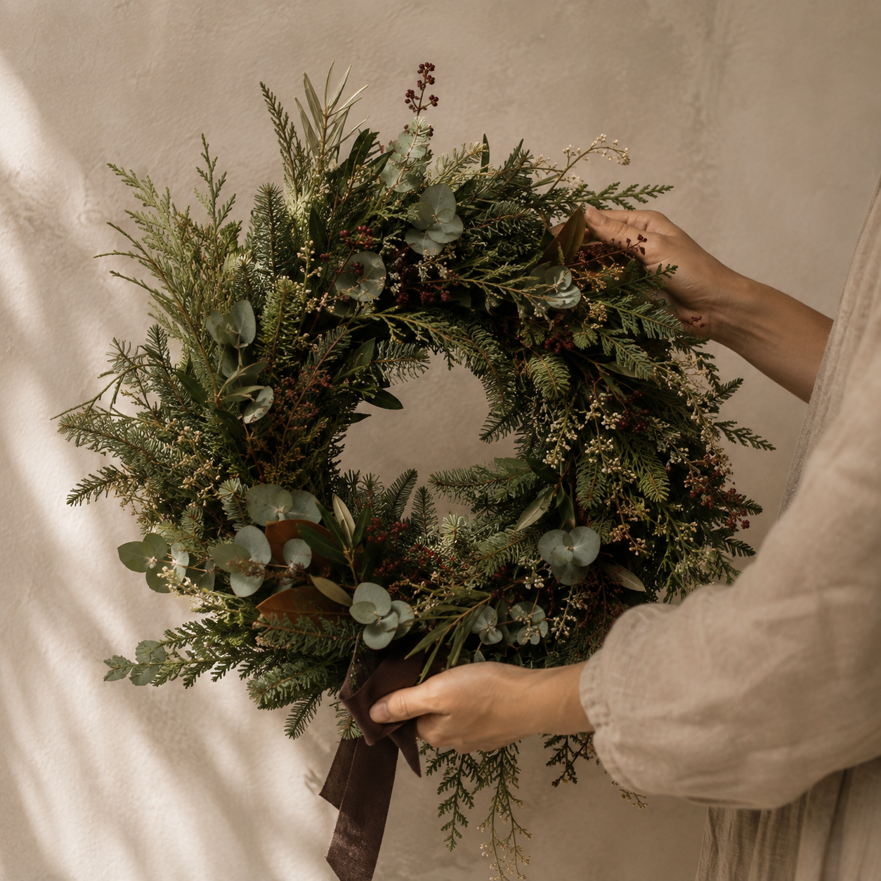 Taller de coronas Navidad Noviembre