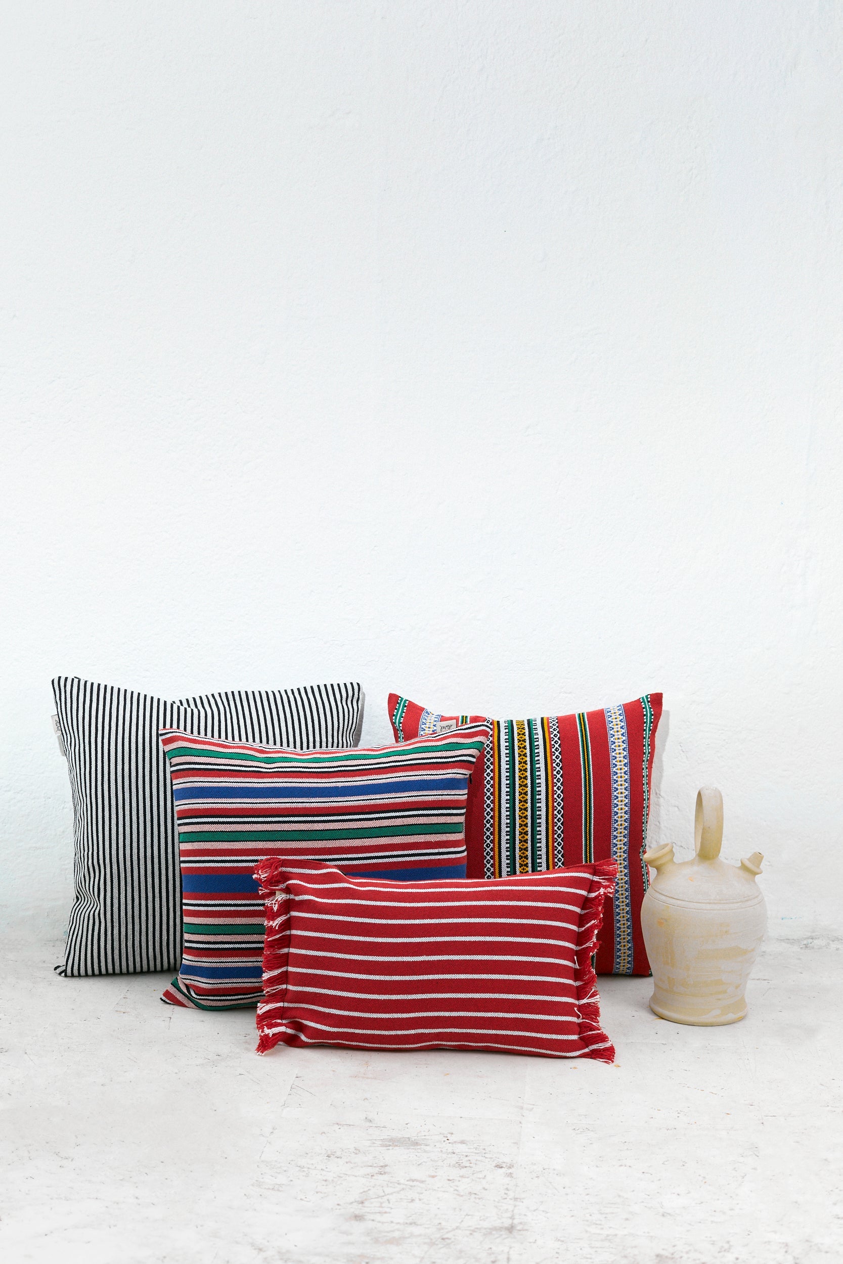 Funda cojín granada rojo 50cmx45cm
