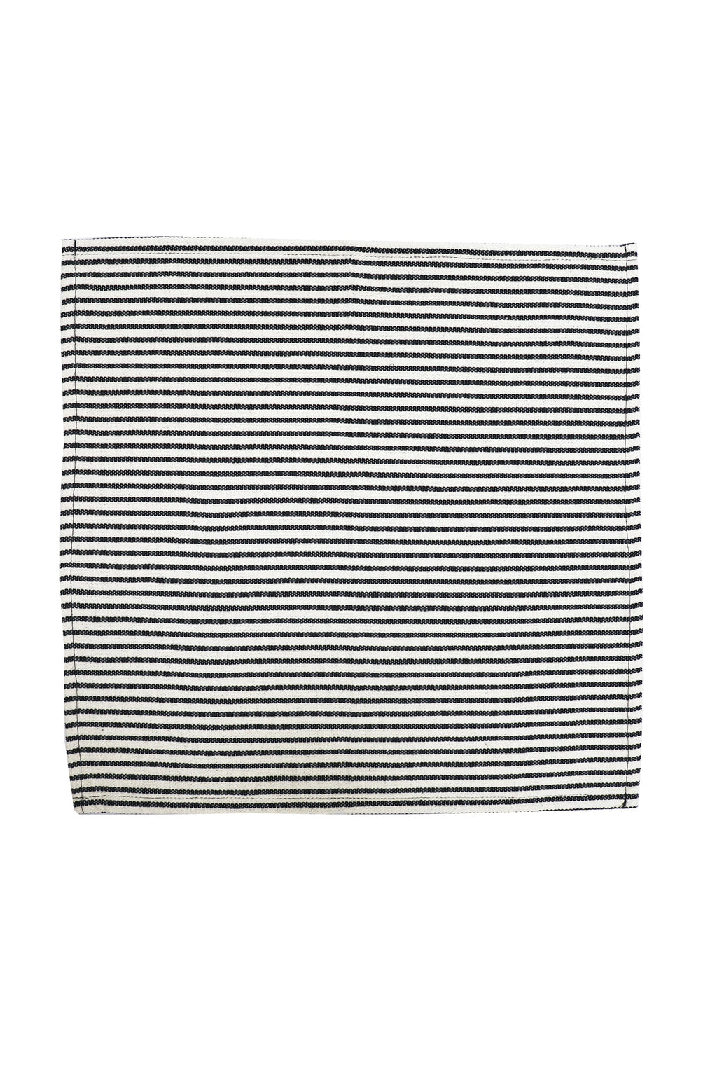 Servilleta loneta estribera blanco y negro (pack de 2)