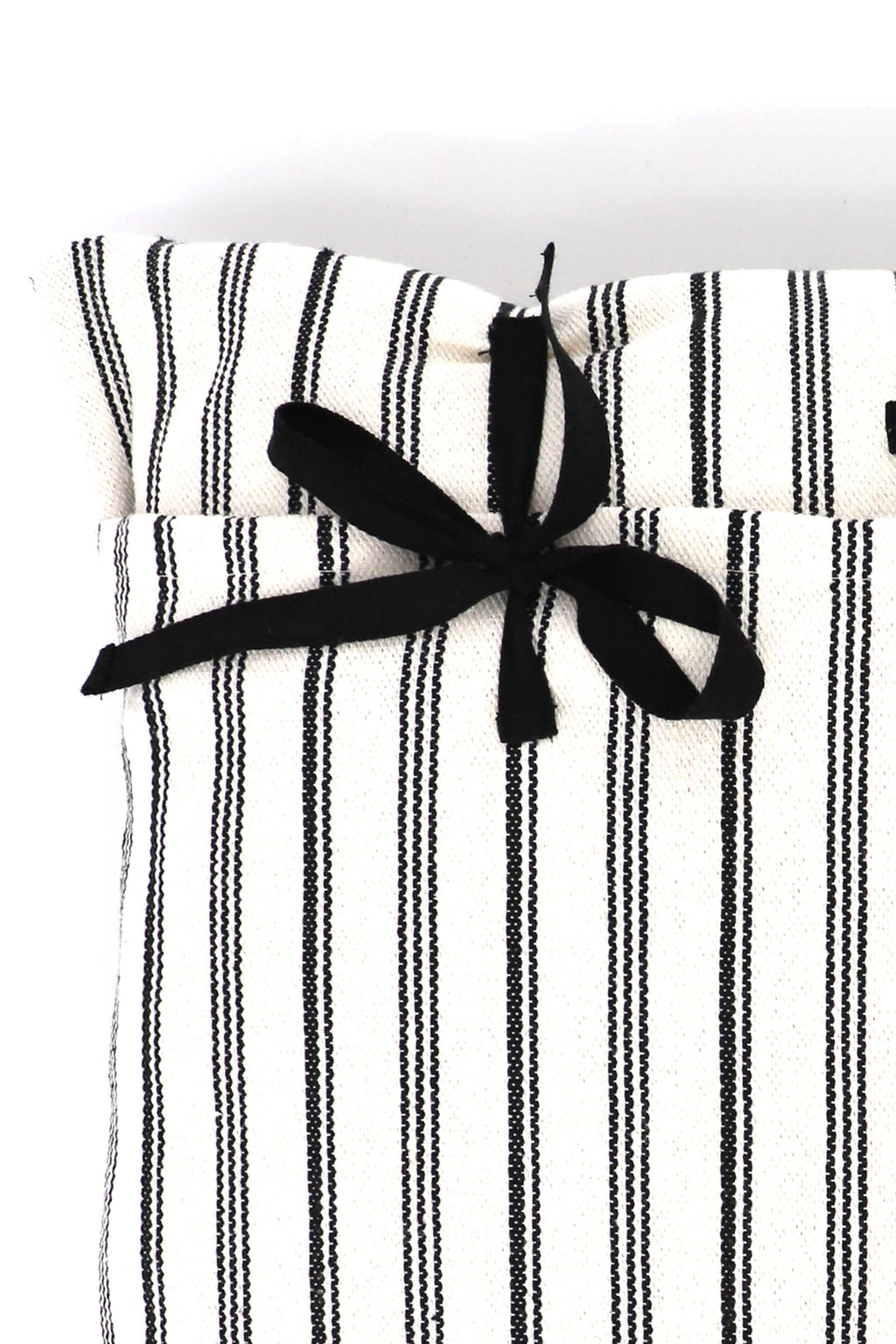 Funda cojín loneta blanco y negro 50cmx50cm