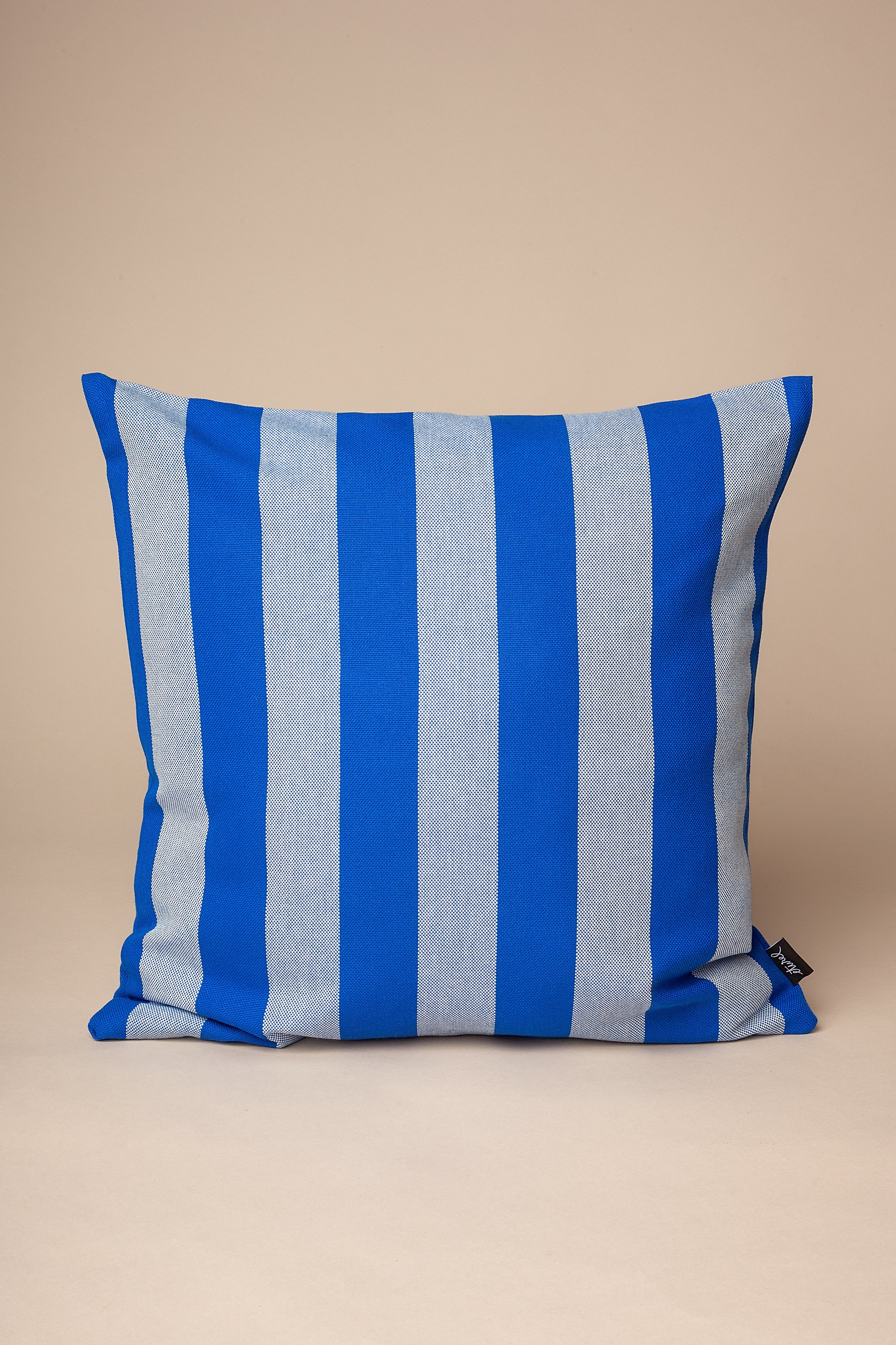 Funda cojín lona toldo azul 50cmx50cm