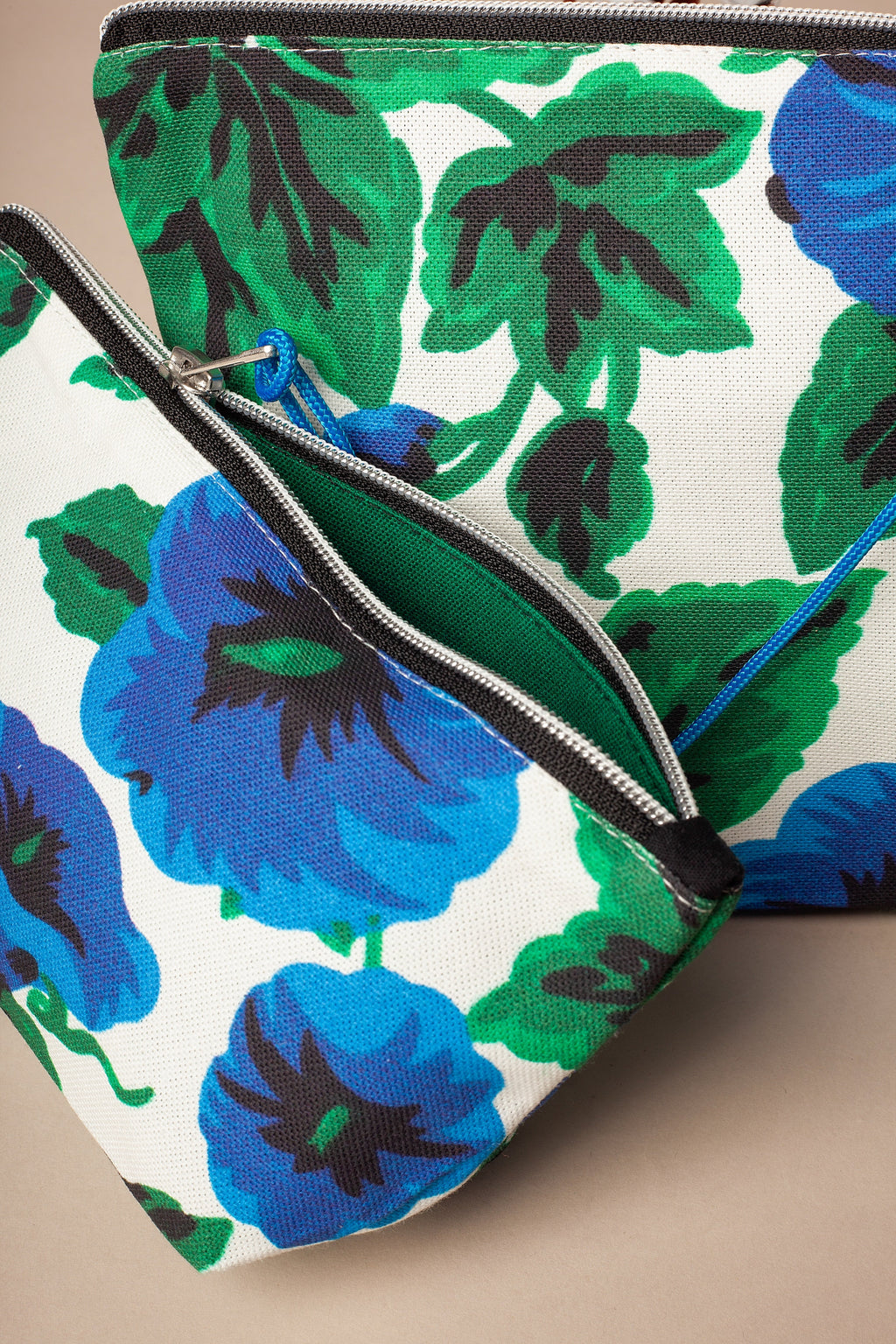 Neceser/estuche lona toldo flores