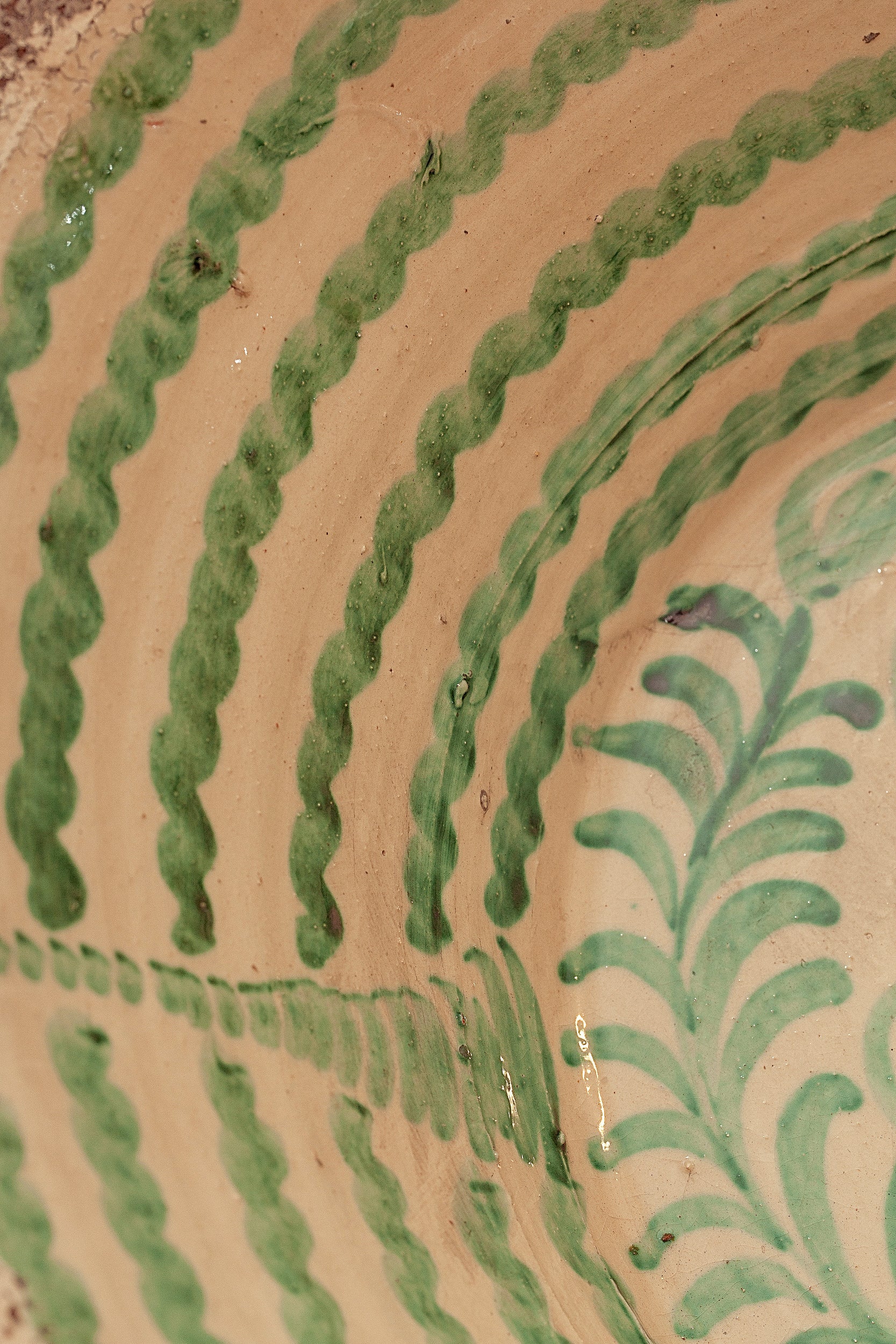 Lebrillos granaínos verde