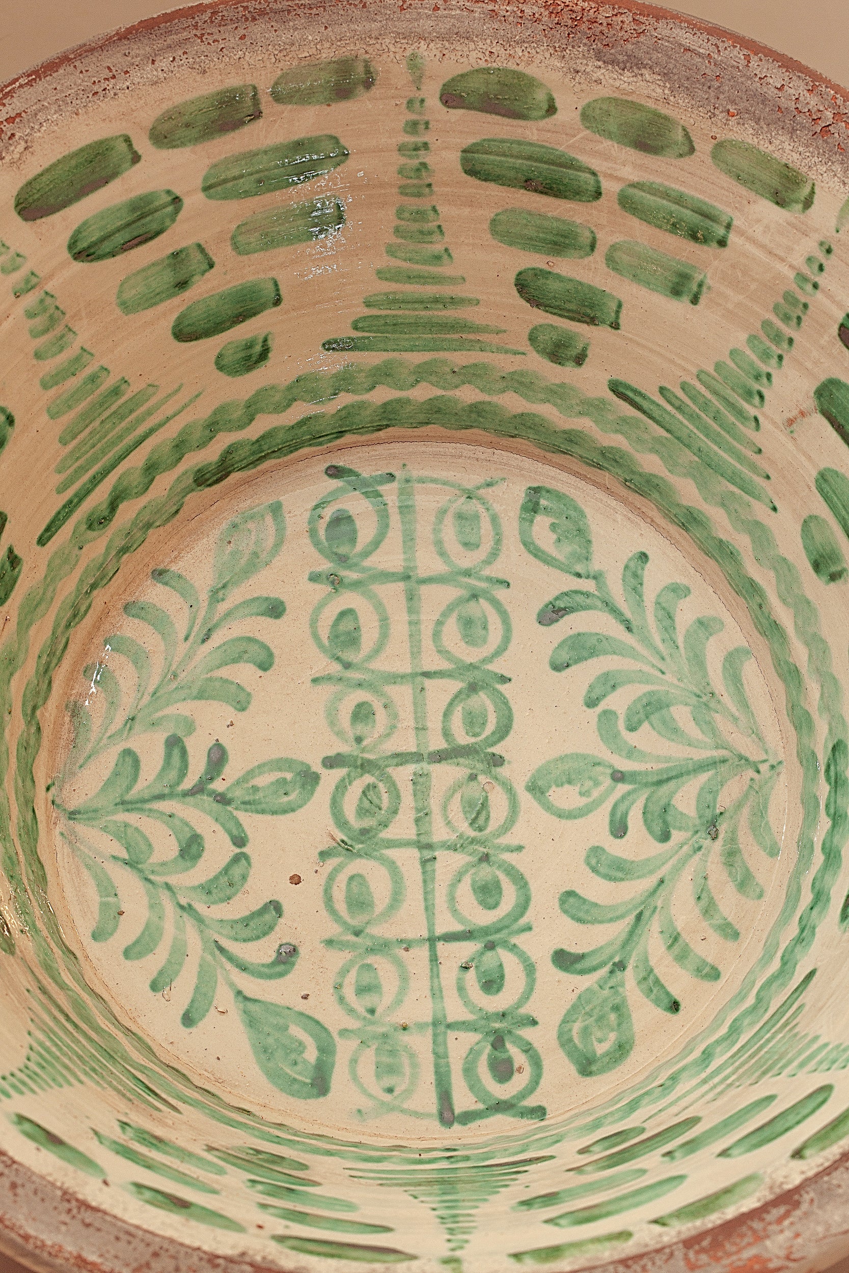 Lebrillos granaínos verde