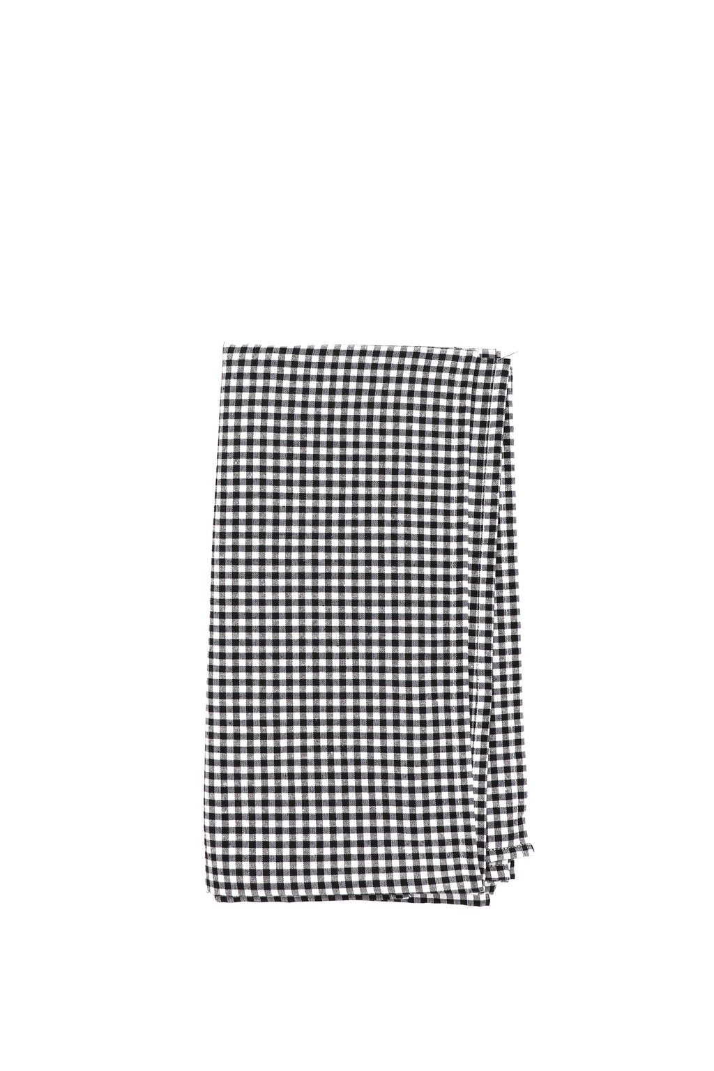 Mantel cuadros vichy negro