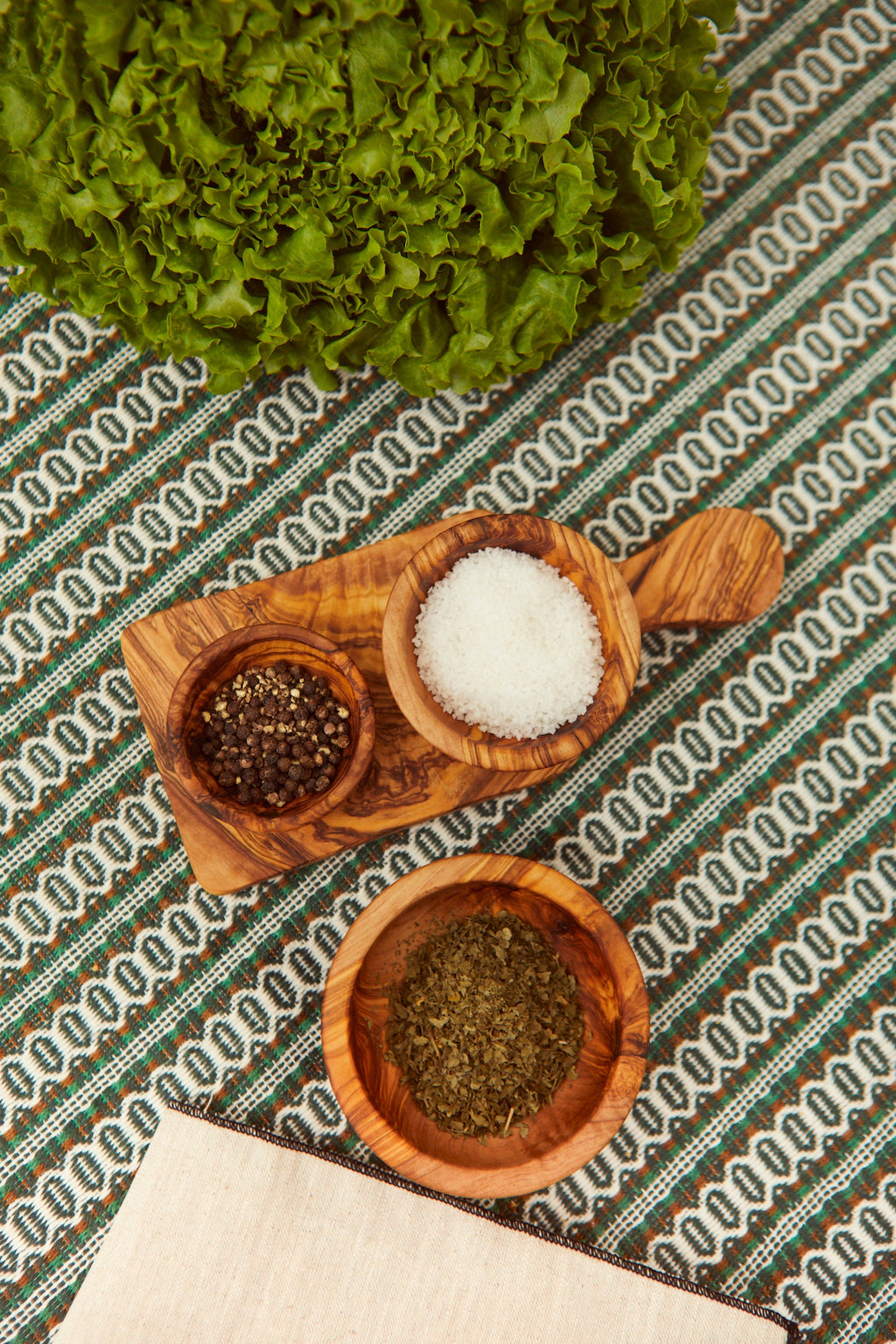 Set de cuencos de madera de olivo