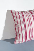 Funda cojín alpujarra tonos rosas 50cmx50cm
