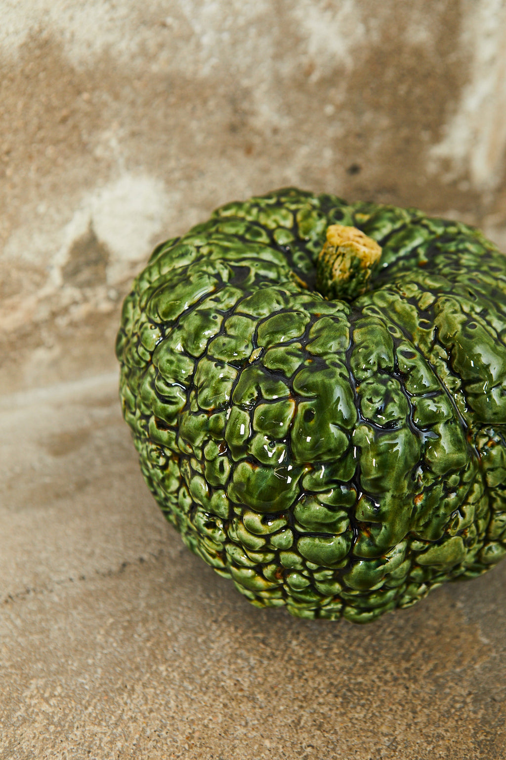 Calabaza italiana réplica de cerámica esmaltada