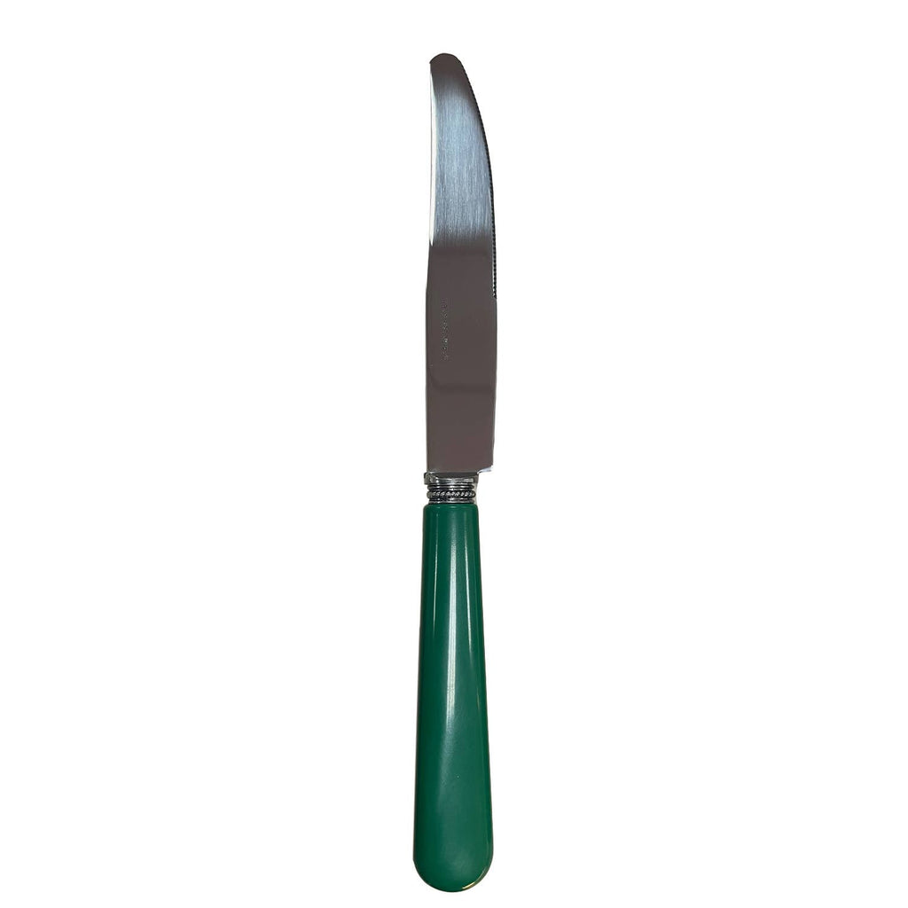 Cuchillo de podar verde de acero inoxidable: Verde