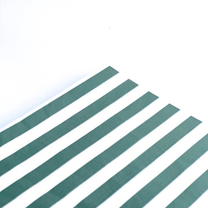 Papel Seda 500 Hojas 62x86cm STRIPES Verde Vintage